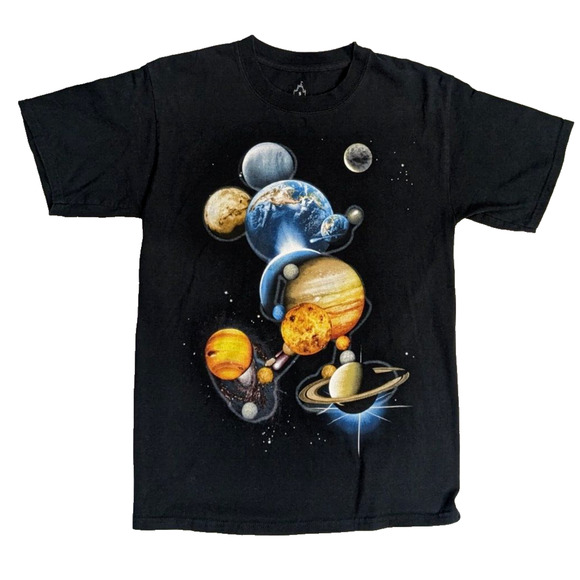 Disneyland Resort t Shirt SMALL Mickey Mouse Galaxy - Walt Disney World Space - Picture 1 of 5